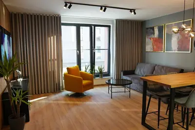 Część wypoczynkowa w obiekcie HALO Apartament 07