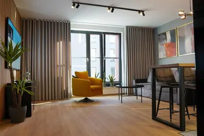 Część wypoczynkowa w obiekcie HALO Apartament 07