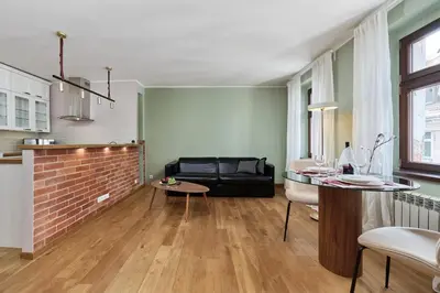 Część wypoczynkowa w obiekcie Heart of Wroclaw Uniwersytecka by Noclegi Renters