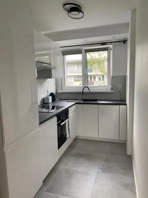 Kuchnia lub aneks kuchenny w obiekcie Apartament Malczewskiego