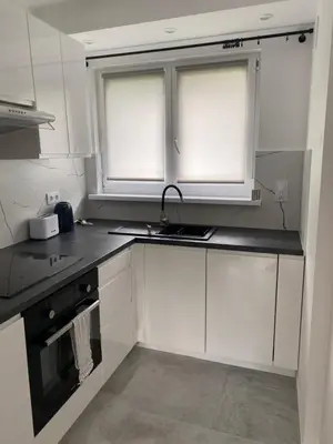 Kuchnia lub aneks kuchenny w obiekcie Apartament Malczewskiego