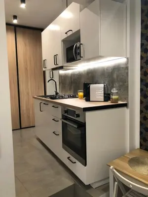Kuchnia lub aneks kuchenny w obiekcie Apartament Główna 21