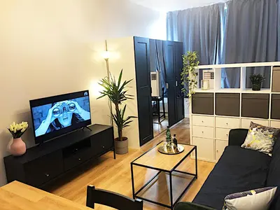 Telewizja i/lub zestaw kina domowego w obiekcie Apartimento Hydral Spero