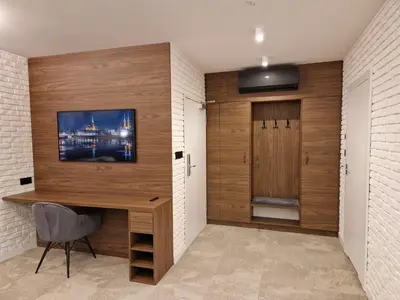 Telewizja i/lub zestaw kina domowego w obiekcie Brossa Apartments, 24h self check in, Klima, AirCond
