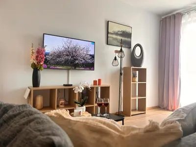 Telewizja i/lub zestaw kina domowego w obiekcie Apartament Słoneczny 7