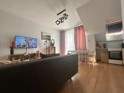Kuchnia lub aneks kuchenny w obiekcie Apartament Słoneczny 7