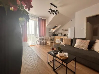 Część wypoczynkowa w obiekcie Apartament Słoneczny 7