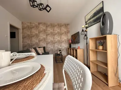 Telewizja i/lub zestaw kina domowego w obiekcie Apartament Słoneczny 7