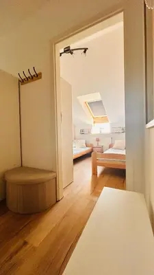 Łóżko lub łóżka w pokoju w obiekcie Apartament Słoneczny 7