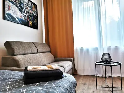 Część wypoczynkowa w obiekcie PODWALE Apartment - Self Check-In 24h
