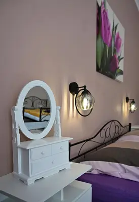 Łóżko lub łóżka w pokoju w obiekcie Apartament GRACJA w Jedlinie Zdrój