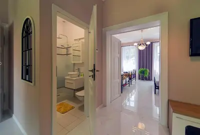 Łazienka w obiekcie Apartament GRACJA w Jedlinie Zdrój