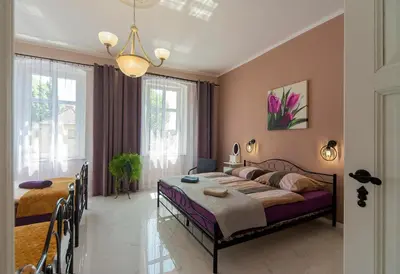 Łóżko lub łóżka w pokoju w obiekcie Apartament GRACJA w Jedlinie Zdrój