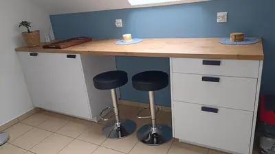 Kuchnia lub aneks kuchenny w obiekcie Komfortowe Noclegi