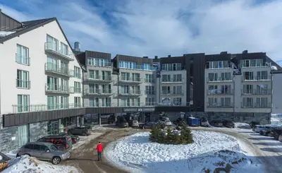 Budynek, w którym mieści się apartament