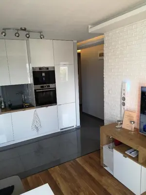 Kuchnia lub aneks kuchenny w obiekcie Apartament SIECHNICE