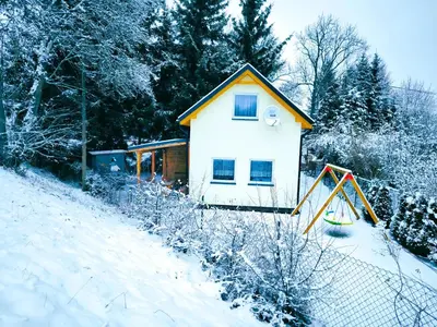 Obiekt Holiday House Lawendowa Przystań - domek z jacuzzi zimą