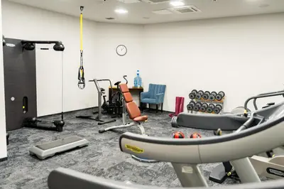 Centrum fitness w obiekcie Hotel Szara Willa