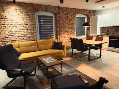 Część wypoczynkowa w obiekcie Apartament Loftowy Głuszyca