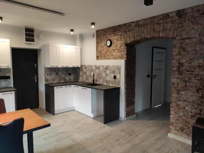 Kuchnia lub aneks kuchenny w obiekcie Apartament Loftowy Głuszyca