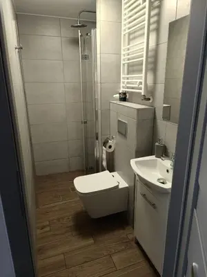 Łazienka w obiekcie Apartament Japko