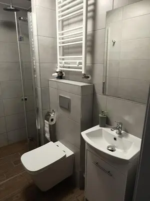 Łazienka w obiekcie Apartament Japko