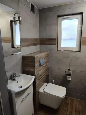 Łazienka w obiekcie Apartament Japko