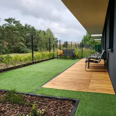 Ogród w obiekcie Apartament Vincent