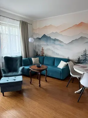 Część wypoczynkowa w obiekcie Apartament 19 Delux- Bliżej Zdroju