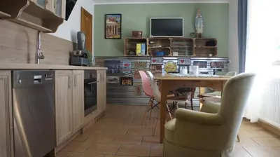 Kuchnia lub aneks kuchenny w obiekcie Fantazja Góra Św Anny