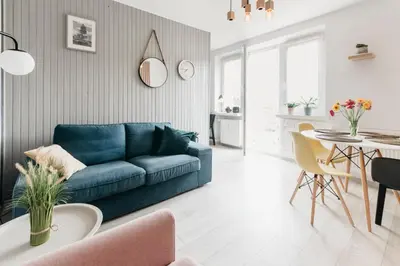 Część wypoczynkowa w obiekcie Nocosfera Apartament Górnośląski