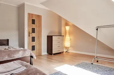 Łóżko lub łóżka w pokoju w obiekcie Apartament ZŁOTE GÓRY - Stronie Śląskie