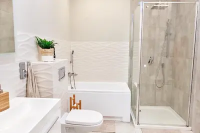 Łazienka w obiekcie Apartament ZŁOTE GÓRY - Stronie Śląskie