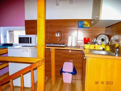 Kuchnia lub aneks kuchenny w obiekcie Pokoje Gościnne