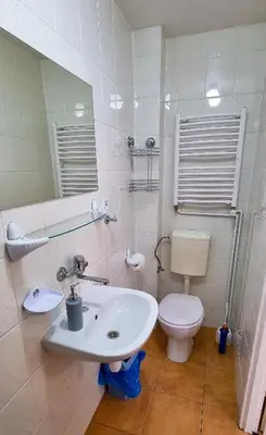 Łazienka w obiekcie Pokoje Gościnne