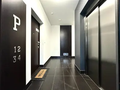 Plan piętra w obiekcie Matejki Apartment ~ Self Check-In 24 ~ Parking