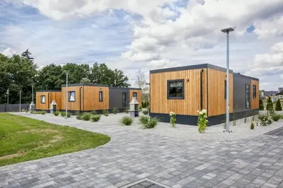 Budynek, w którym mieści się apartament