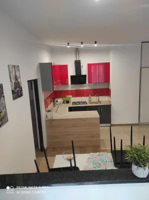 Kuchnia lub aneks kuchenny w obiekcie Apartamenty centrum