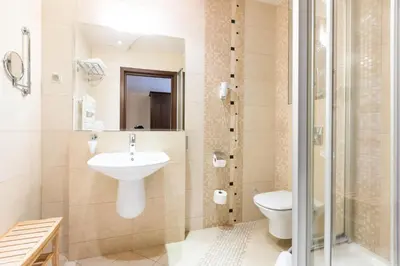 Łazienka w obiekcie Hotel Kudowa Manufaktura Relaksu
