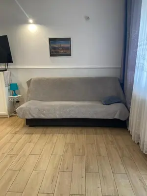 Łóżko lub łóżka w pokoju w obiekcie Studio LUX Gaj by Apartamenty na dni Wrocław
