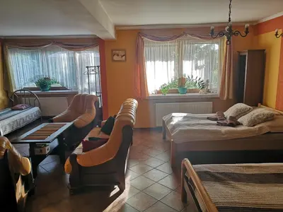 Część wypoczynkowa w obiekcie Apartament Fort Owcza Góra