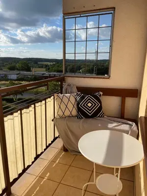 Balkon lub taras w obiekcie Apartament Wałbrzych