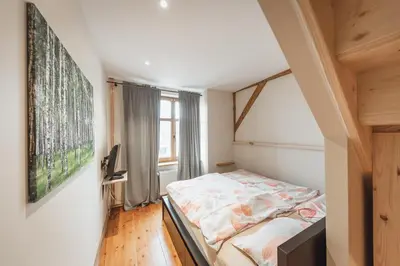 Łóżko lub łóżka w pokoju w obiekcie Duży Apartament Duszniki-Zdrój