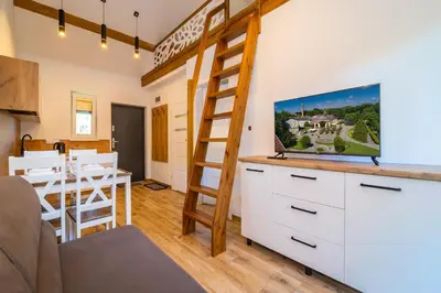 Telewizja i/lub zestaw kina domowego w obiekcie Apartament Marta