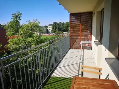 Balkon lub taras w obiekcie Apartament Marzenie 8 - Opole