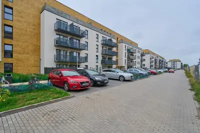 Budynek, w którym mieści się apartament