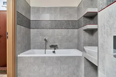 Łazienka w obiekcie Apartament Spiżowa z Balkonem Wrocław by Noclegi Renters