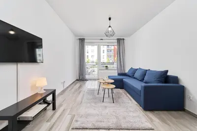 Telewizja i/lub zestaw kina domowego w obiekcie Apartment Wrocław Swojczyce by Noclegi Renters