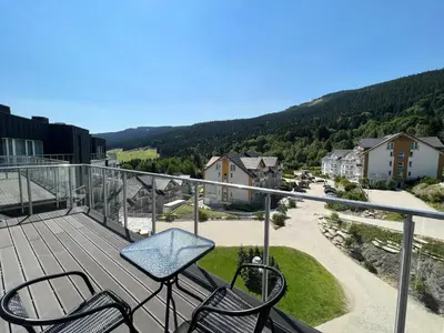 Widok na góry z tego apartamentu