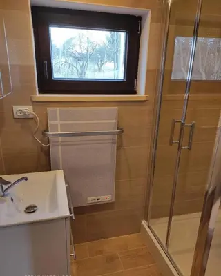 Łazienka w obiekcie Agroturystyka W oddali z balią